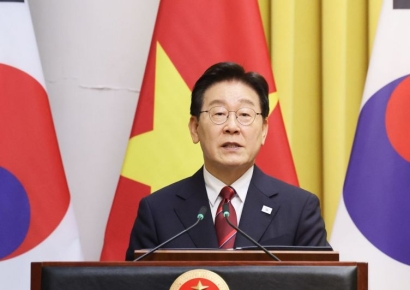 李대통령 "韓, 베트남 '선진국 진입' 최적 파트너"…2030년 교역 '222조' 목표