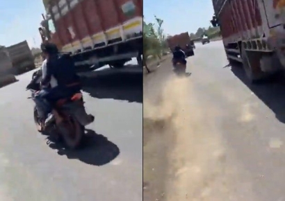 SNS 숏폼 찍다 참변…인도서 곡예운전하던 삼형제 모두 사망