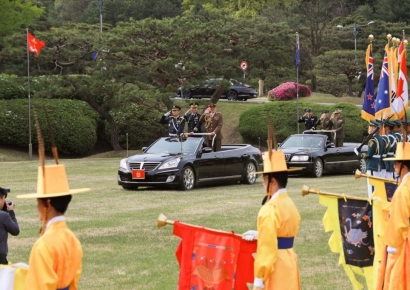 英연방 4개국 육군총장, 계룡대 방문…"군사협력 확대"
