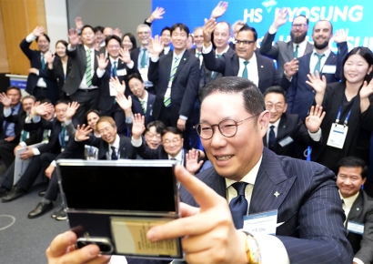 HS효성 조현상, 독일서 '세일즈 외교'…"기술 넘어 정서 교감"