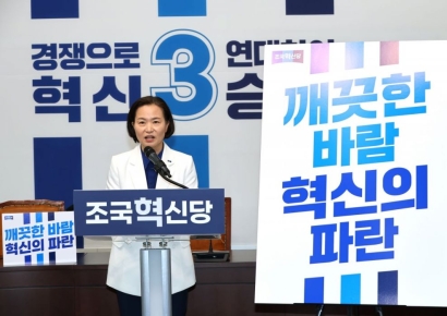 혁신당, '파란개비' 선대위 발족…"국민 바람 개혁 동력으로"