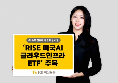 KB운용, '인프라 투자' 대안…'RISE 미국AI클라우드인프라 ETF' 제시