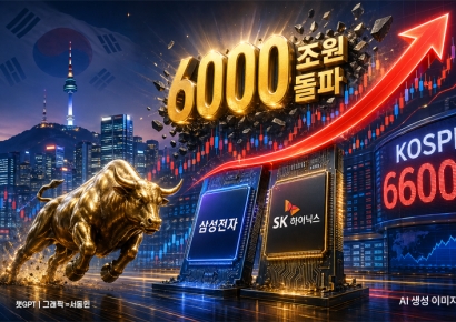 코스피 신고가에…증시 시총 첫 6000조원 돌파(종합)
