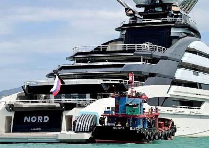 7000억짜리 러시아 초호화 요트, 호르무즈 무사 통과한 이유