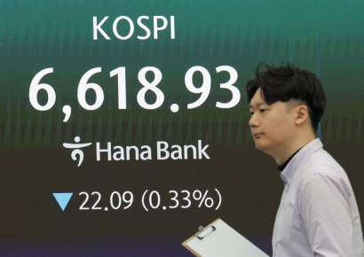 양시장 약보합 출발…코스피 6600선은 유지