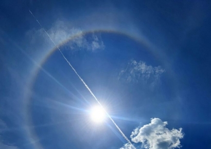 [포토] '햇무리' 포착