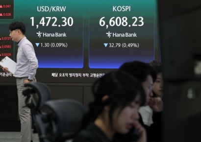 상승 전환 코스피, 6700도 터치