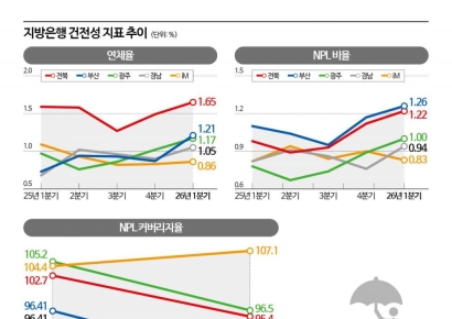 [금융현미경]실적·주주환원 늘린 지방금융, 2분기 과제는 ‘은행 건전성 사수’