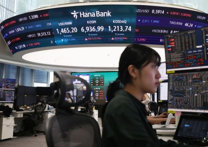 코스피, 338.12P 오른 6936.99 마감(5.12%↑)