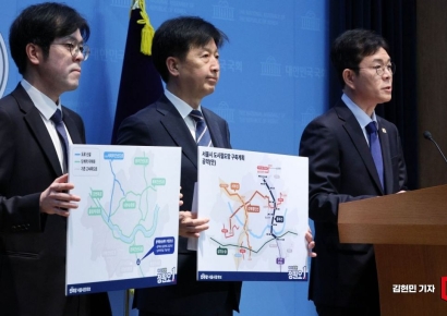 [포토] 서울시 교통공약 발표하는 정원오 후보