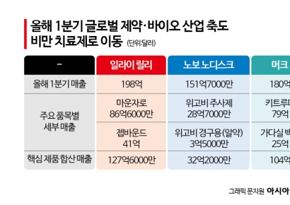 제약바이오 시장 권력 이동…'키트루다 시대' 저물고 '비만약 천하' 왔다