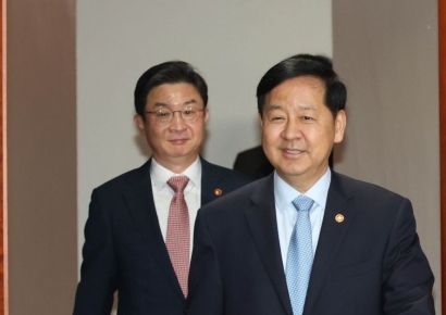 [포토] 회의 참석하는 구윤철 부총리와 이억원 금융위원장