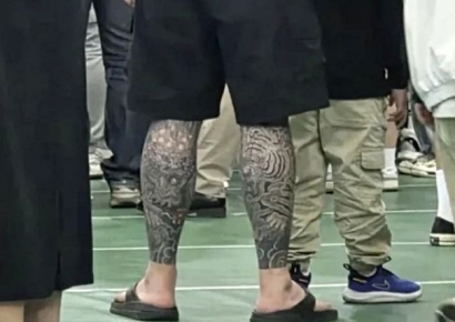"애들 앞에서?" "부끄러움은 자식 몫"…'온몸 문신' 아빠에 '시끌'