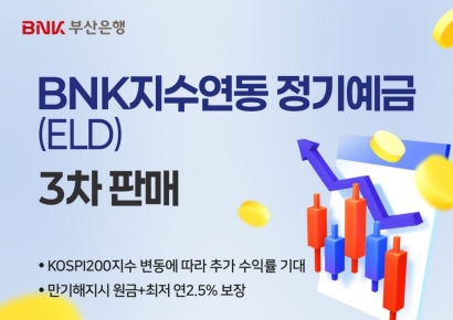 금융시장 흐름, 예금에 담다… BNK부산은행, ‘BNK지수연동 정기예금 3차’ 출시