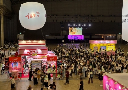 KCON JAPAN现场火热的“Buldak Mart”展台，新品同步亮相