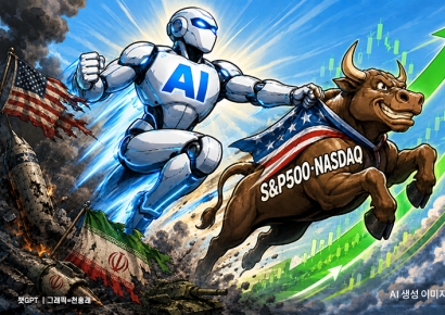 [뉴욕증시]S&P500·나스닥 최고가 경신…전쟁 리스크 꺾은 AI 붐