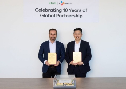 CJ大韩通运与 iHerb 合作10年…年货运量增长10倍