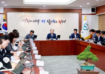 오태완 군수, 마지막 간부회의서 민생·재난 대응 및 주요 현안 점검