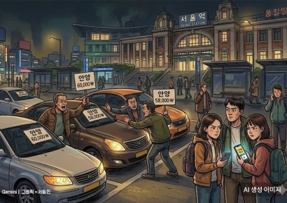 손목 끌며 "아가씨 안양 6만원"…'심야 불법택시' 현장, 그곳은 무법지대였다