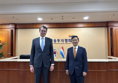 金融投资协会会长黄成烨与卢森堡大使商讨投资合作