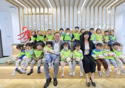 “바다 배우고 꿈 키우고”… KIOST, 한국해양어린이집 원아 초청 행사