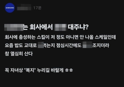파업 불참자에 "꼭 자녀상 '복지' 누리길ㅎㅎ" 조롱…삼성전자 노노갈등 격화