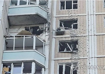 우크라 대규모 드론 보복공격…러 모스크바 민간피해 속출