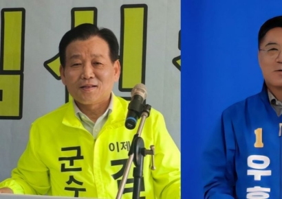 [6·3선거]완도군수 선거…김신, 우홍섭에 오차범위 내 '우위'