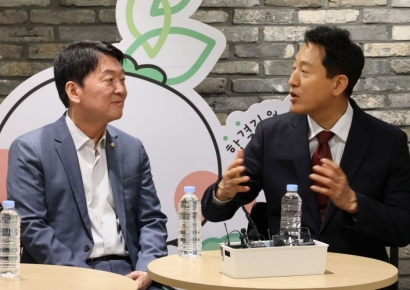 안철수 만난 오세훈…"미래 설계할 분들과 접촉면 확대"