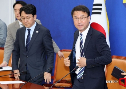 [포토] 한병도, '선거용 정상회담' 비판에 "제1야당 대표 인식 수준 처참"