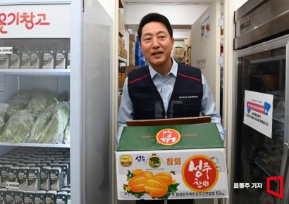 [포토] 온기창공 찾은 오세훈 후보