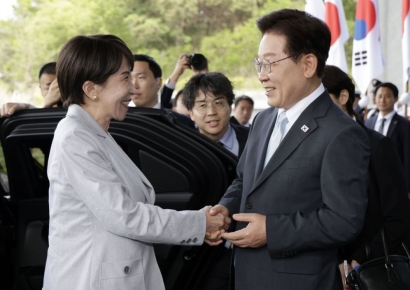다카이치 日총리, 안동 정상회담장 도착…李대통령 "어젯밤부터 기다리고 있었다"