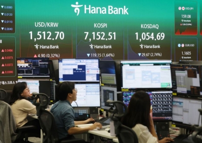 한미 국채금리 급등에 코스피 하락…'닷컴버블' 때와 비슷할까