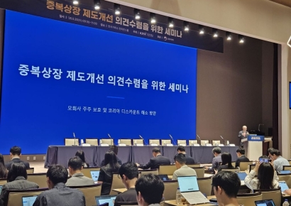 "중복상장 시 지배주주 의결권 배제하는 방안도 논의해야"