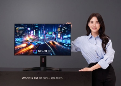 삼성D, '컴퓨텍스 2026'서 세계 최초 4K 360㎐ 모니터용 QD-OLED 공개