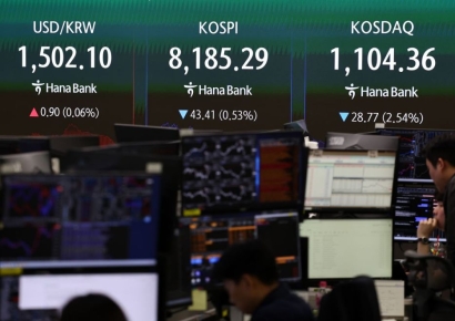코스피, 8180선 약보합 마감…장중 변동성 확대