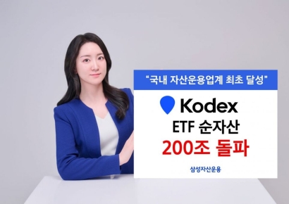 삼성운용 'KODEX ETF', 순자산 200조 돌파…"아시아 1위"
