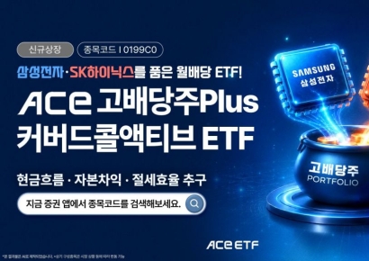 한투운용, ACE 고배당주Plus커버드콜액티브 ETF 신규 상장