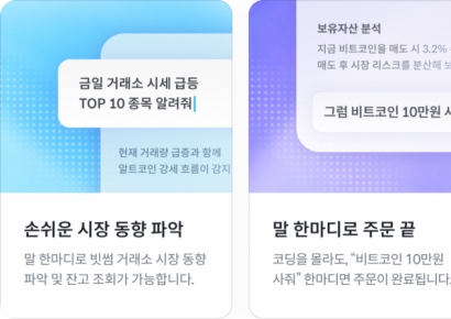빗썸, AI 대화로 거래하는 AI 트레이드 킷 출시