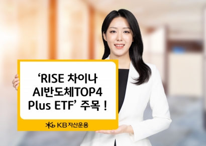 KB운용, RISE 차이나AI반도체TOP4Plus 3개월 수익률 61% 