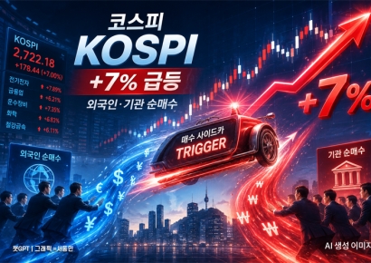 코스피, 매수 사이드카 발동…외국인·기관 순매수에 7% 급등