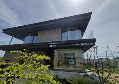 [르포]"삼전이 집도 만들어?" 일주일만에 찍어낸 단독주택 'AI 모듈러 홈' 직접 가보니