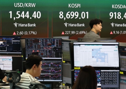 장 초반 5% 급등…코스피 또 매수 사이드카