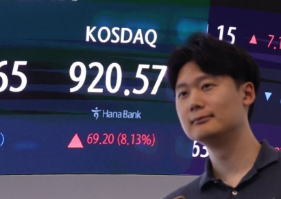 코스피, 외국인 매도에 숨고르기…코스닥은 8%대 급등