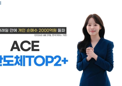 'ACE K반도체TOP2+' ETF, 개인순매수 2000억원 돌파