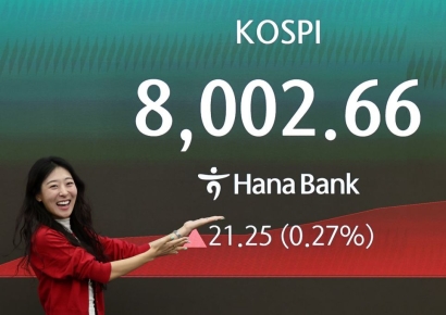 "뭐니뭐니해도 삼전닉스밖에 없다" 코스피, 급반등해 8000선 복귀…반도체株 강세