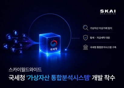 스카이월드와이드, 국세청 가상자산 통합분석시스템 구축 참여