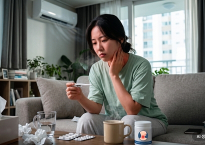 새벽에도 덥다고 에어컨 틀고 잤더니 '목 따끔'…그냥 감기 아니라는데[콕!건강]