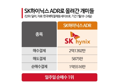 SK하이닉스 ADR로 몰려간 서학개미…세금 더 내는데 왜?