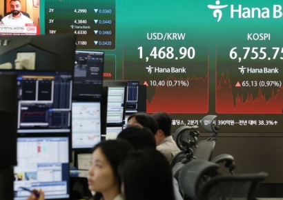 코스닥, 22.73P 내린 742.13 출발(2.97%↓)
